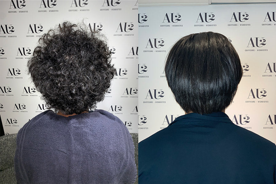Lissage des cheveux pour homme