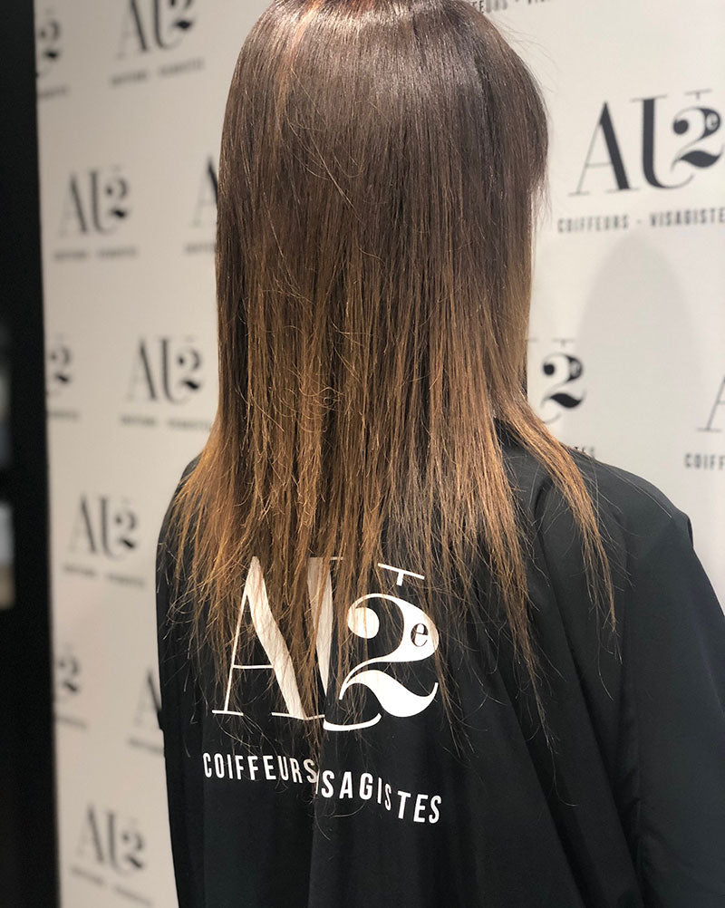 Extensions de cheveux naturels posées en salon
