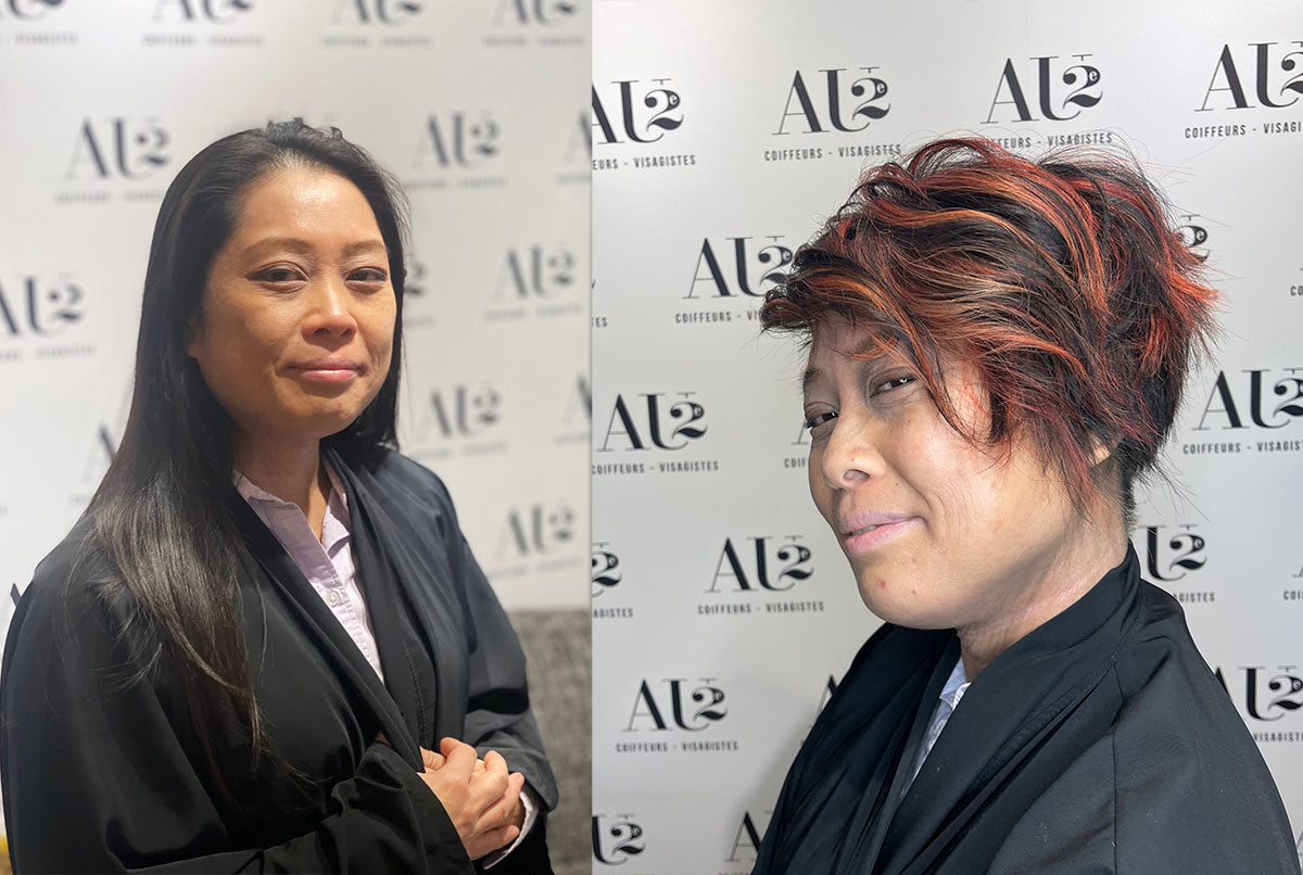Soins pour cheveux colorés brillants