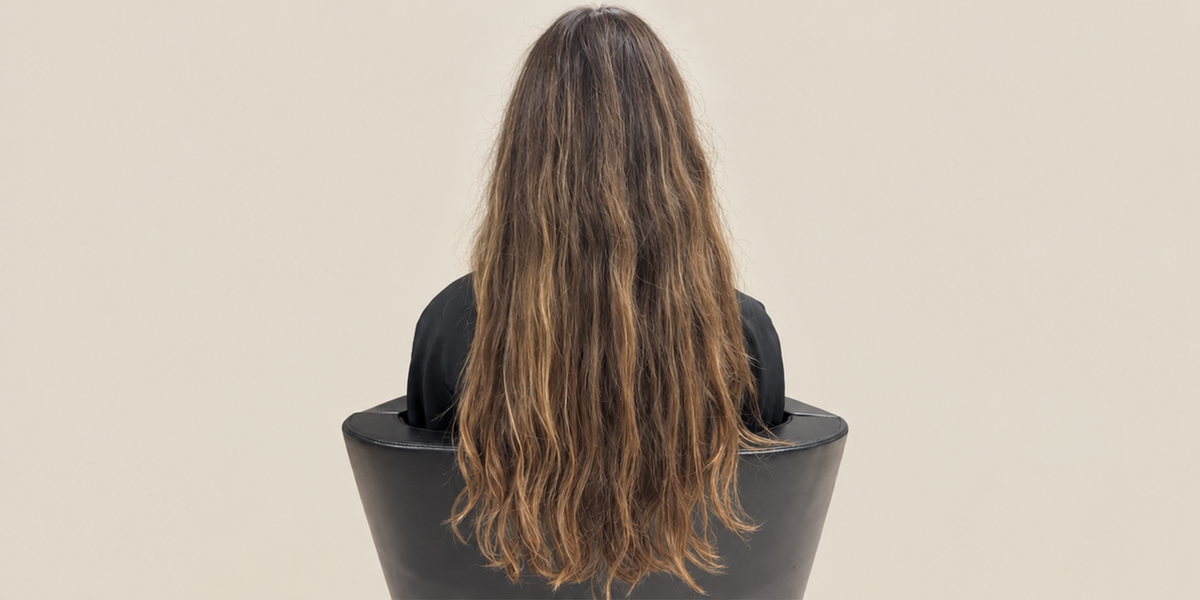 Cheveux après un balayage