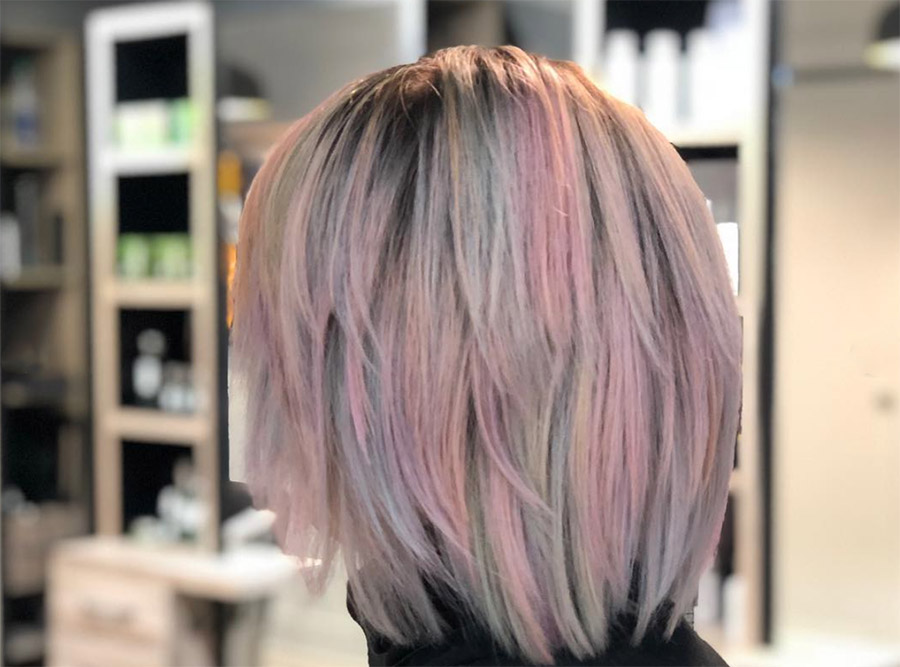 le style de cheveux unicorn ou licorne